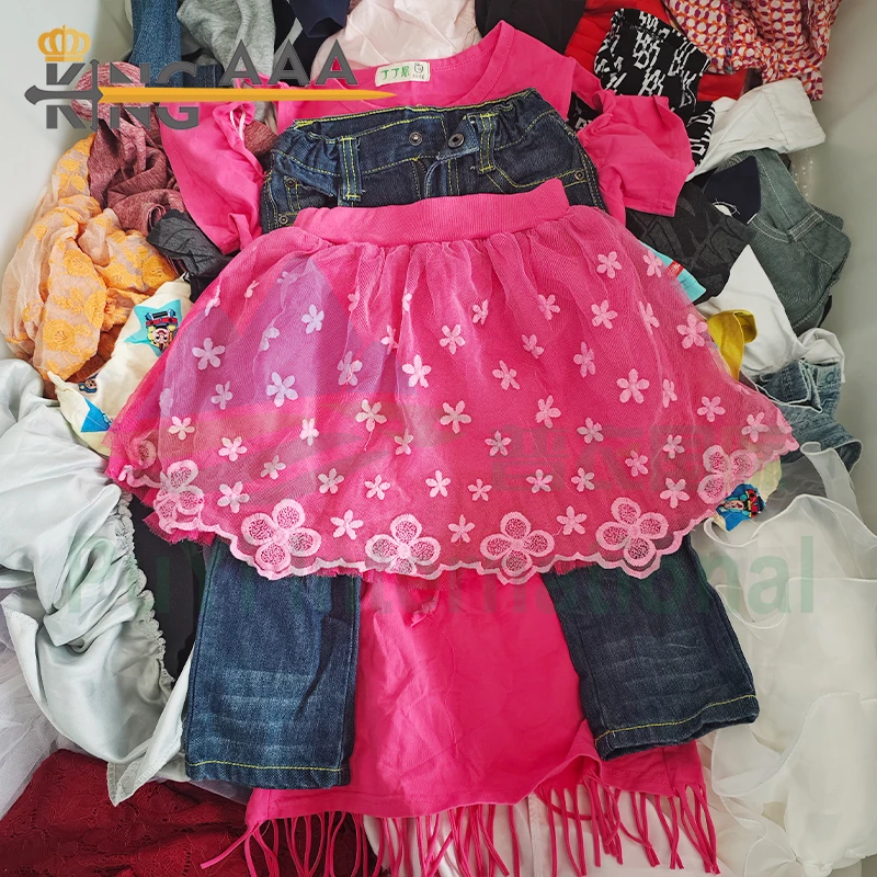 Children Used Clothes Kids T Shirt Summer Wear Casual Cotton Babies Wearing Clothing Summer Products Apparel Stock for kids