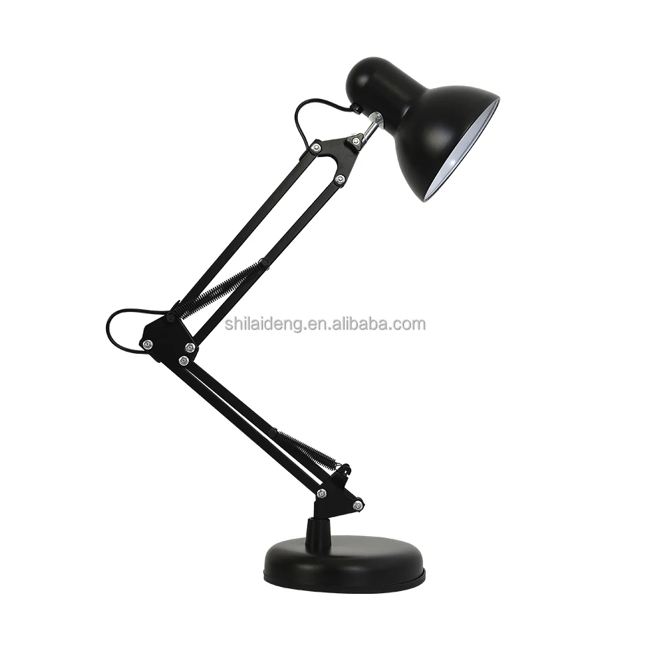 Modern Simple Direction Adjustable Swing Arm Clamp Mount Desk Light E27 LED Table Lamps for Study Working Reading Home Decor