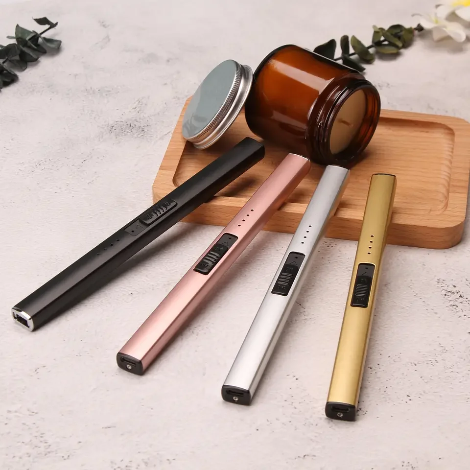 Электрическая зажигалка с USB-зарядкой плазменная свеча для барбекю кухонная прикуриватель