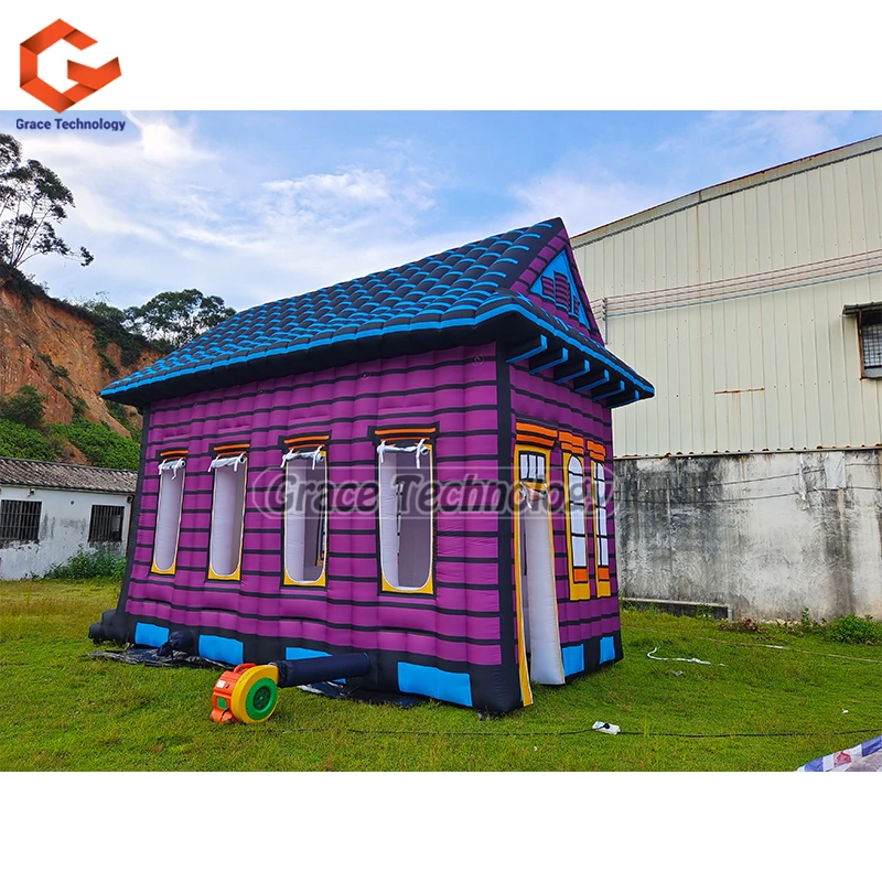 Giant LED Lighting Inflatable Club House Wedding Inflatable Bar Booth Tent for Party Event