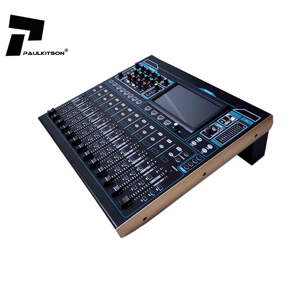 V20 профессиональный звуковой микшер цифровой аудио 20 каналов вход Многофункциональный DJ