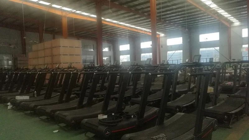 Woodway manual curved treadmill fitness running machine commercial gym equipment machine belt treadmill