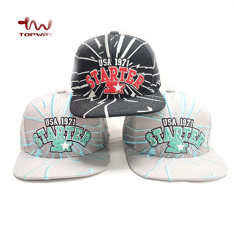 Wool 6 Panel Flat Bill Gorras Snapbacks Snapback Cap High Quality Acrylic 3D Embroidery Custom Logo Customized Unisex Adults