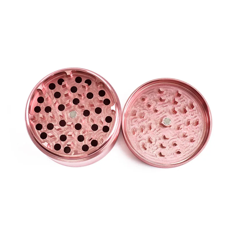 WH538 4 Layers Hemp Pepper Pot Spice Metal Dry Herb Smoke Cigarette Accessories Aluminum alloy  Herbal Tobacco Grinder
