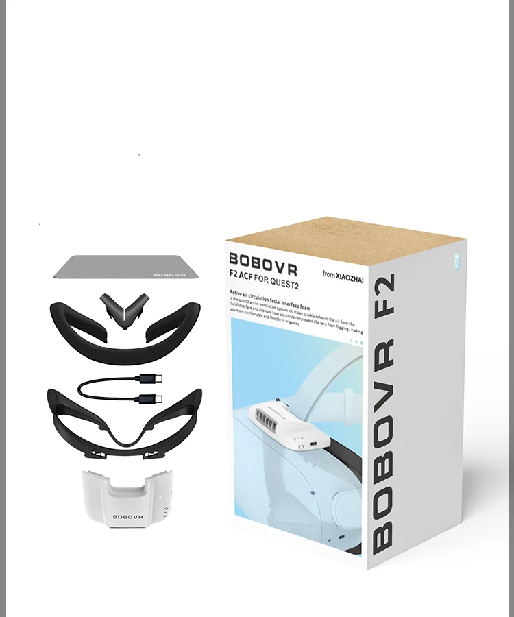 M2 plus Strap Adjustable for Oculus Quest 2 VR Accessories Protective Cover BOBOVR F2 M2 Pro