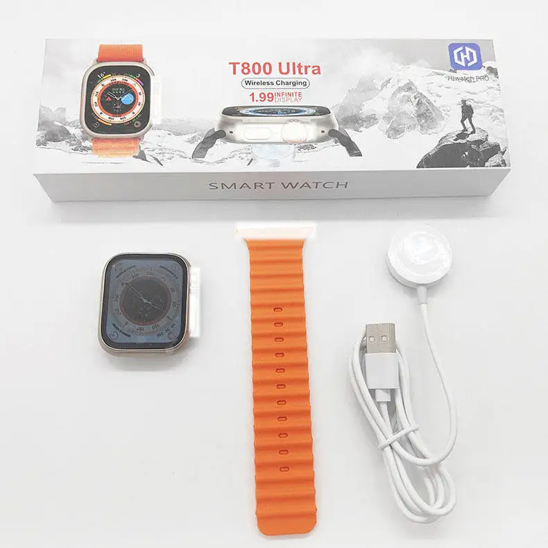 2023 New T800 Ultra Smartwatch Bluetooth Talk Wireless Charging Sports Smartwatch