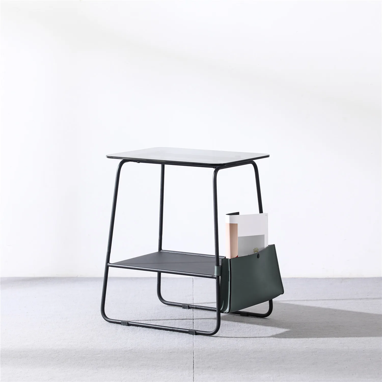 Certified Bazhou Furniture Multifunctional Minimalism Living Room Nordic Glass Coffee Table