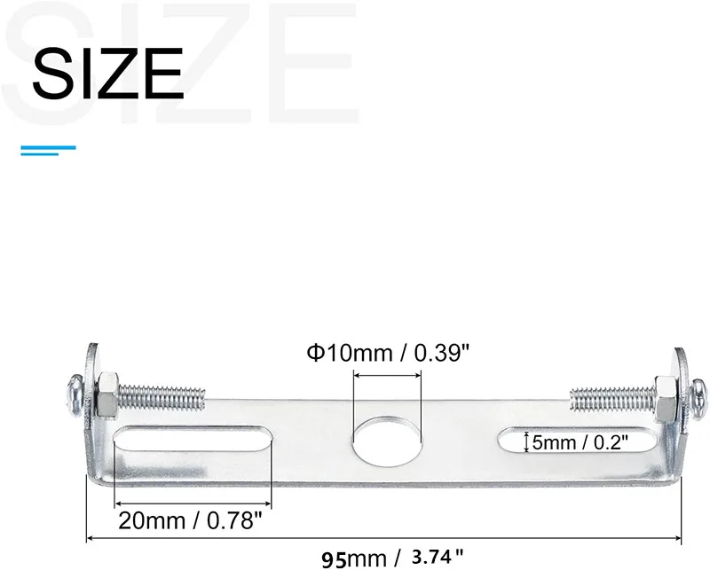 Ceiling Plate Mounting Bracket for 100mm Ceiling Rose Canopy Accessory