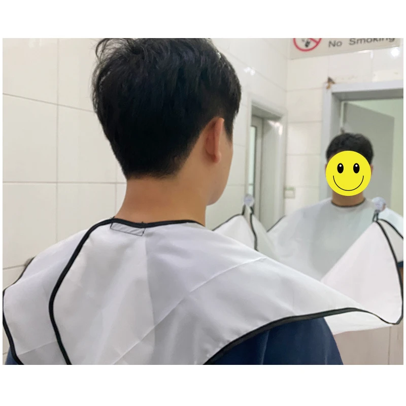 Barber shop bib cover shaving with suction cup beard bib men styling clean barber bibs