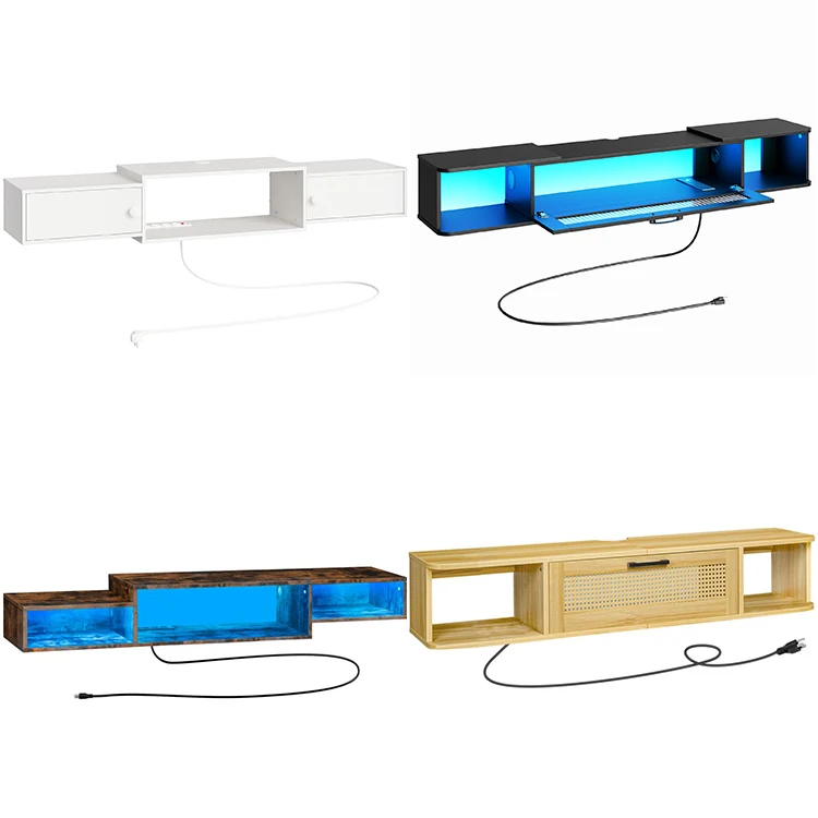 Wholesale 50/55/65/75/80/85 inch TV Stand, HOOBRO Brand TV Unit Cabinet TV Console Table, TV Bench TV Sideboard TV Rack TV Shelf