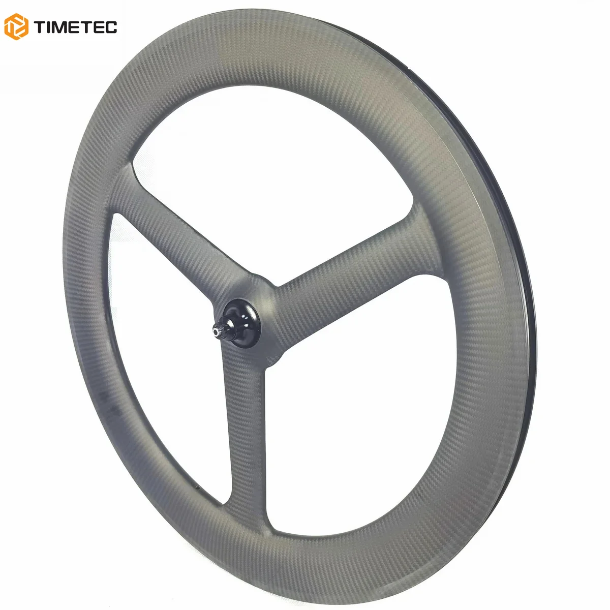 700C TT Bicycle Tri Spoke Carbon Road Wheels Rims Brake 65MM Profiles 27MM Width Tubeless Tubular Racing Bike Wheels