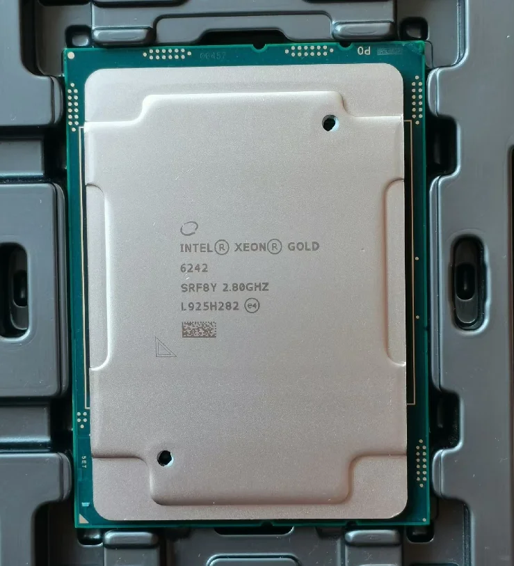 SRF8Y Intel Xeon Processor Gold 6242 16-Core 2.8GHz 22MB Cache CD8069504194101