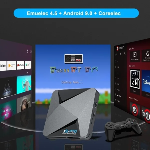 X2 PRO Super Console  70000 Home Video Game Console 3D Dual  Set Top Box with TV HD Nostalgic Arcade Two Person Joystick