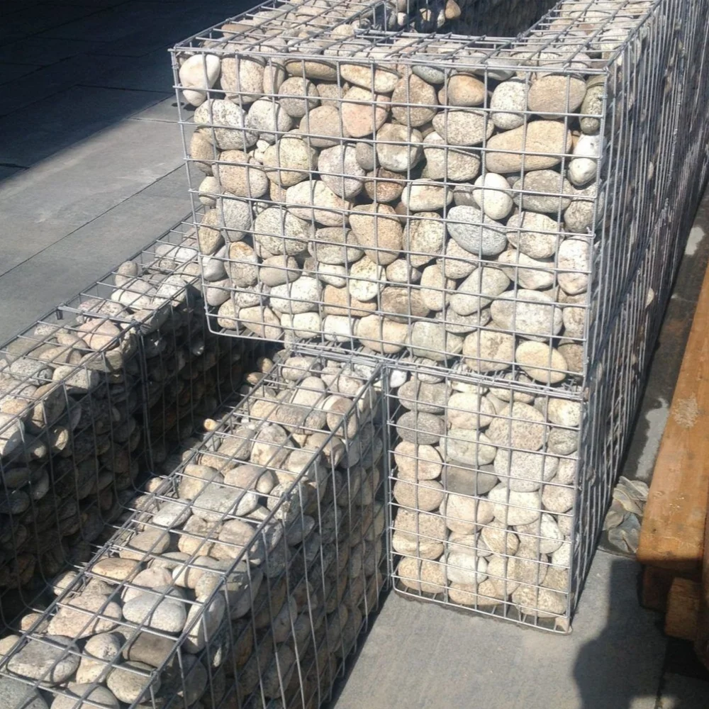 Galfan Welded Gabion Retaining Walls gabion stone cage  200x100x50 Welded  Gabion Basket   Fence