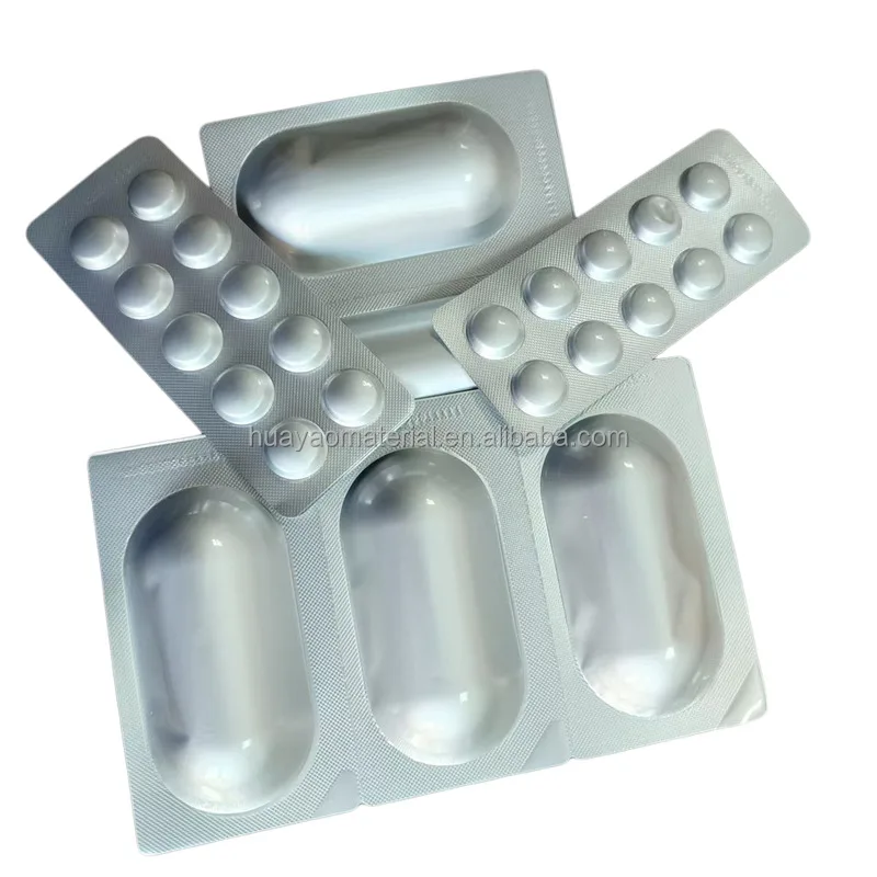 Cold-Formed Hard Temper Aluminium Foil Blister for Pharmaceutical Tablet & Capsule Packaging Composited Alu Alu Foil