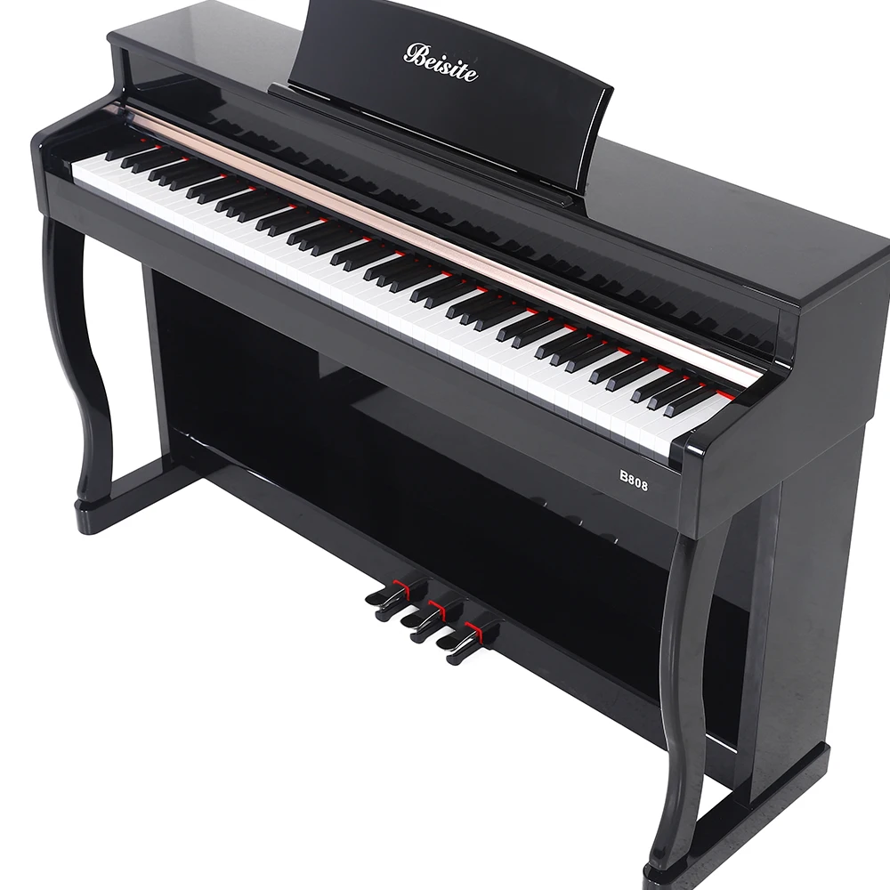 Wholesale digital piano 95 hammer action key board piano chair