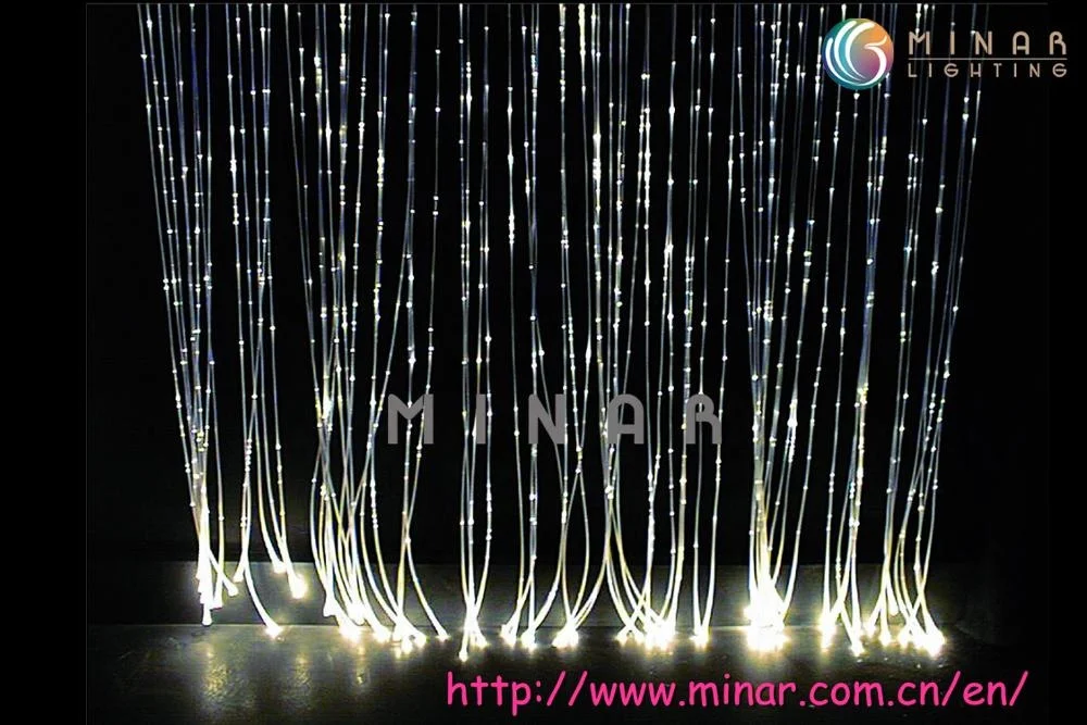 
3*0.75mm PMMA dot points Side spot light fiber optic for pendent chandelier 