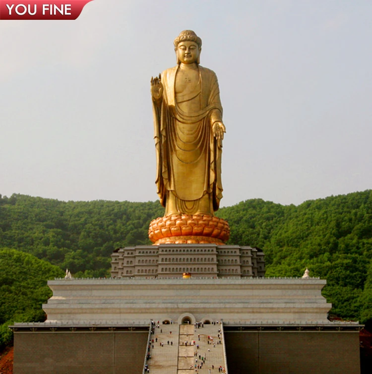 Outdoor Religious Statue of God in Metal Brass for Sale