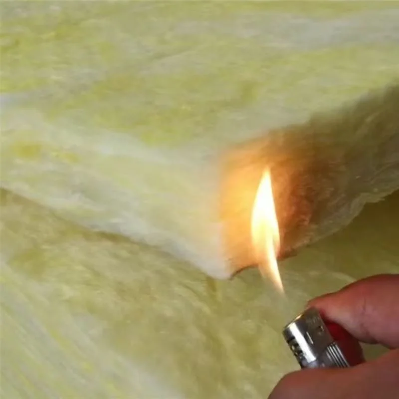 Foil Fibre Centrifugal Glass Wool Needle Mat High Density Greenhouse Insulation Wool Roll Mat