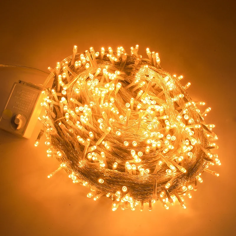 Outdoor Indoor Plug in String Lights Waterproof 8 Modes Tree Lights for Room Wedding Party Decorations Christmas Twinkle Lights