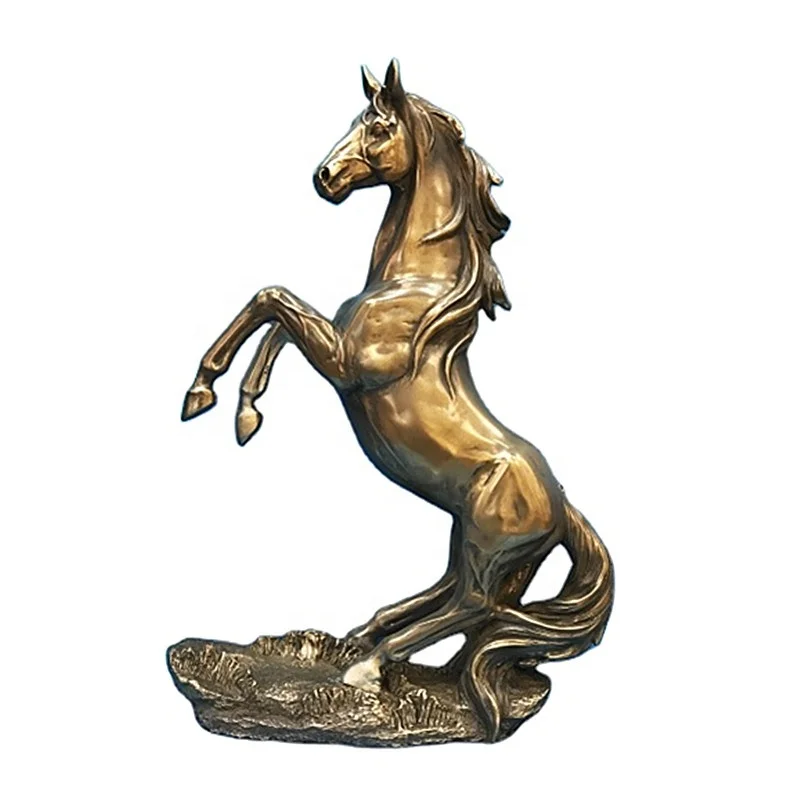Wholesale Polyresin Horse Art Sculpture Animal Figurine Craft Horse Home Decoration