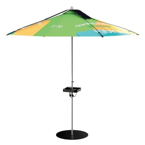 Portable Umbrella Solar Inverter DIY Charging Station for Mobile Phone for Activities Swimming Pool Beach