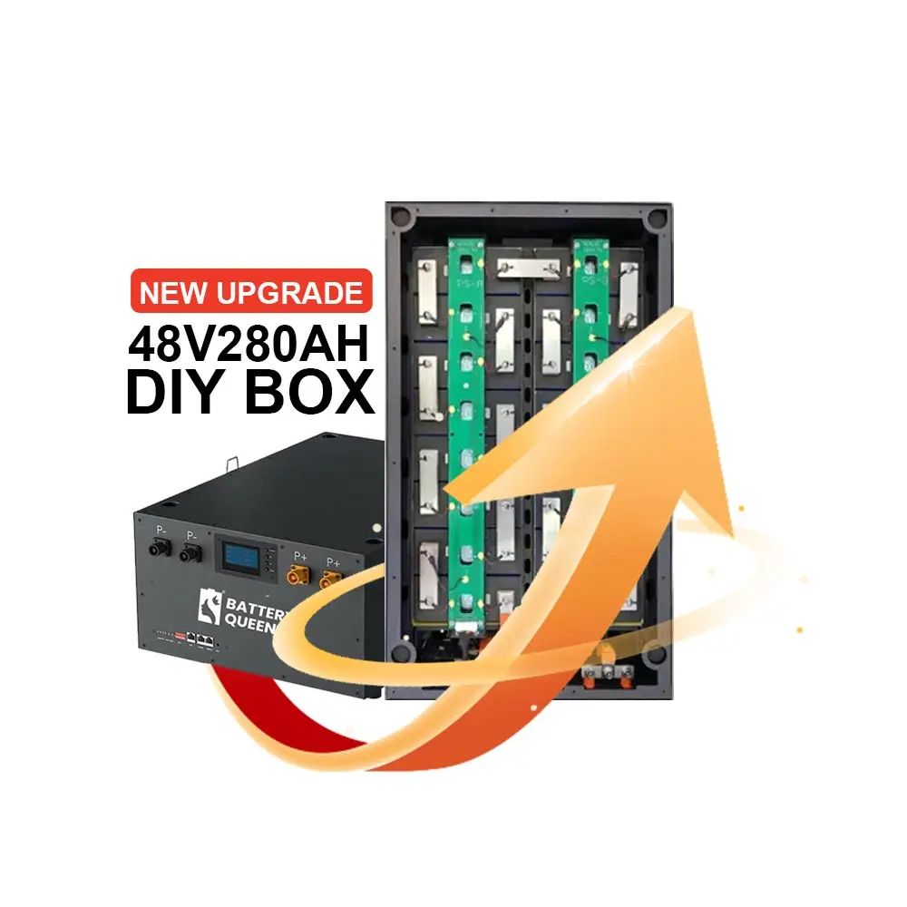 USA PL STOCK 48V 51.2V 280Ah DIY metal case kits energy storge system battery box case cell Suitable for 304Ah 280Ah Cell