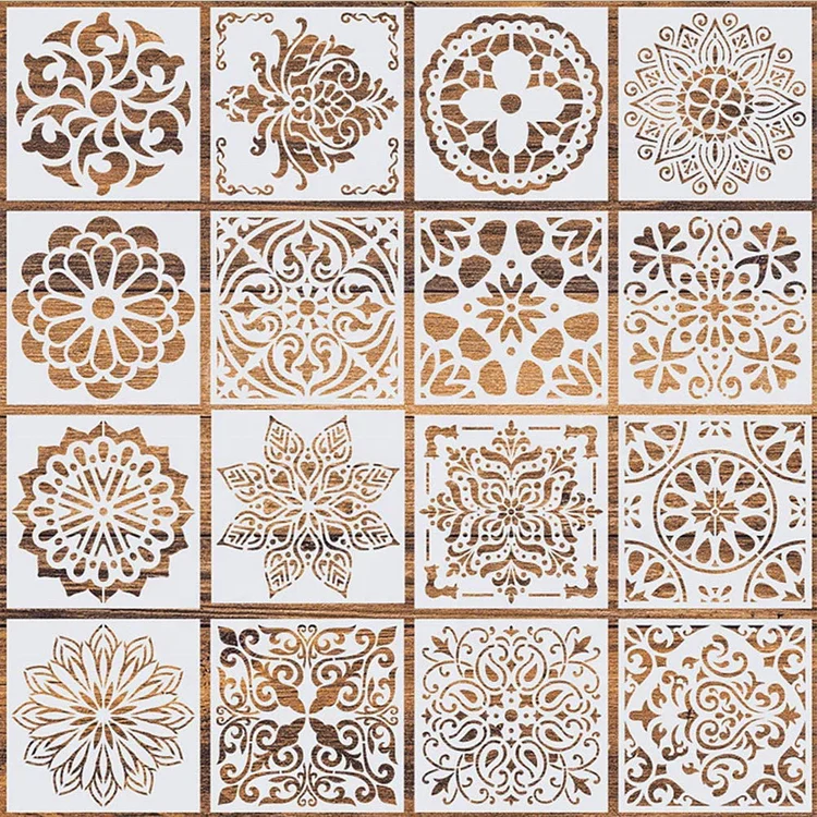Mandala Painting Stencils Reusable Stencil Laser Cut Painting Template Furniture Stencils