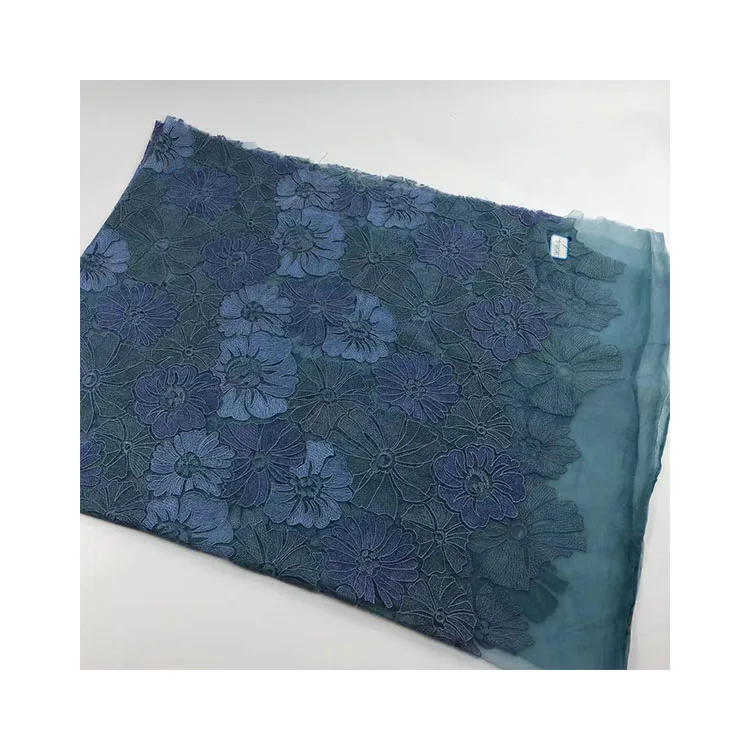 High quality In stock most popular 100%polyester embroidery fabric  embroidery clothing