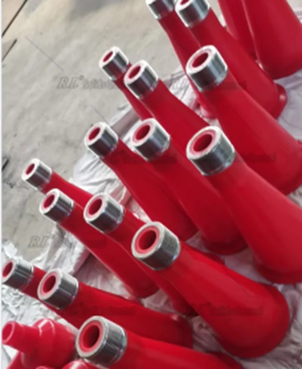 Oil drilling separation mud hydrocyclone flange connection lower cone