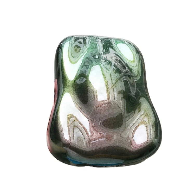 Chameleon pigment multicolor change mica pigment chameleon pearl powder item:39CS color: bluish green/orange yellow effect