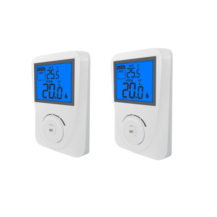 ST2603 ABS Electronic Digital Gas Boiler Non-programmable Digital Thermostat For Heating System