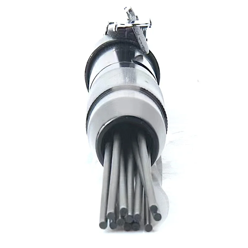 12 Needles Scaling Gun Great for Chipping Paint of Steel Removed the Paint From an Aircraft Tug Construction Machine
