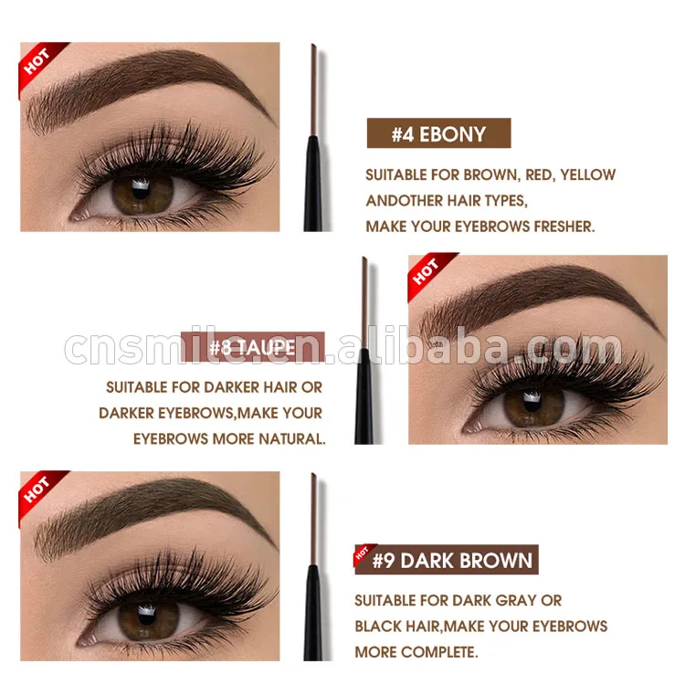 AR11 hot sale Eyebrow pencil waterproof private label eyebrow pencils thin eyebrow pencil