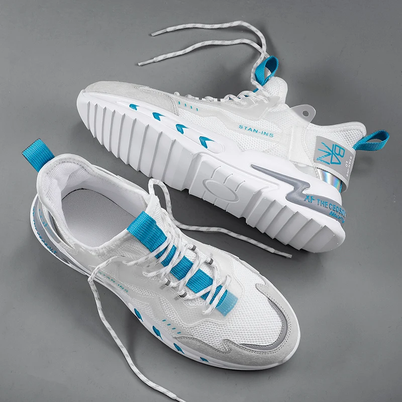 Hot Selling Breathable Mens Fashion Sneakers Zapatos Deportivos Comfortable Running Tennis Shoes Men