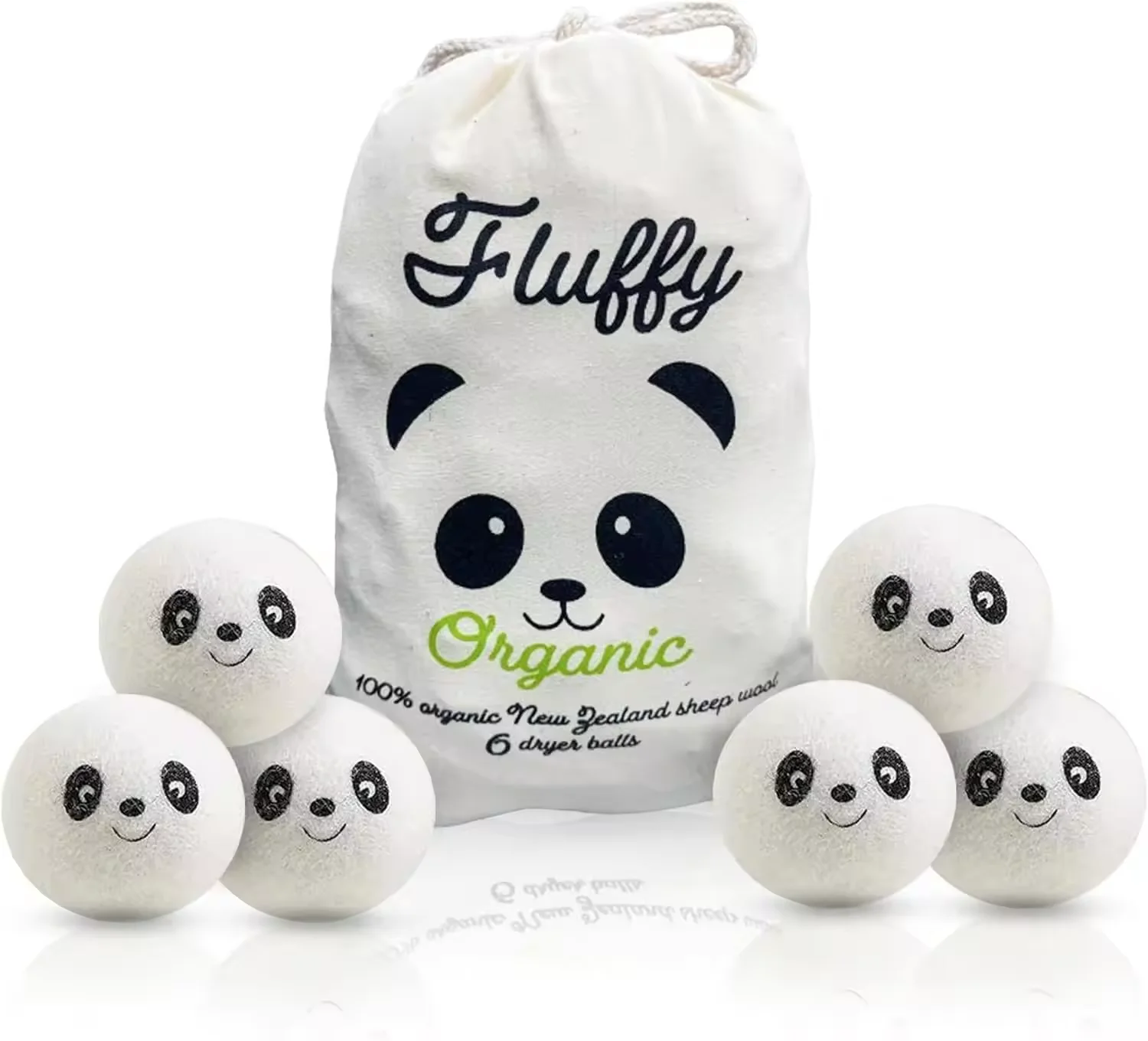 Best Selling Products 2025 New Trending in USA private label Organic Wool Dryer Balls for Laundry Washing Machine