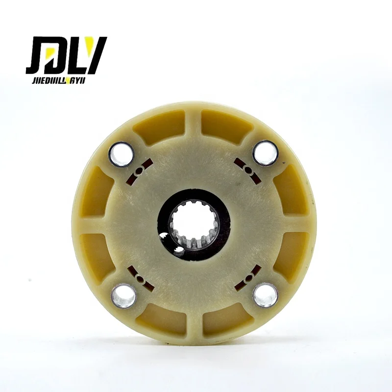 Excavator parts Shaft Connecting Coupling Spline Gear Shaft OD 200mm 4Holes ZE230
