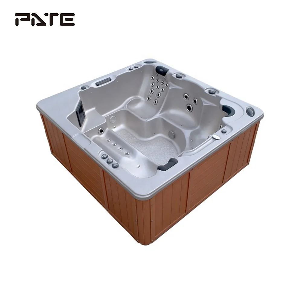 freestanding acrylic foshan garden massage outdoor spa 6 person