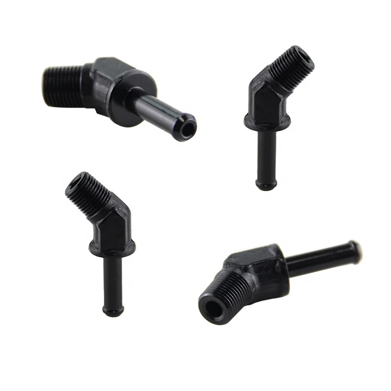 AoMei Professional Wholesale 45degree 3/8 NPT to 1/2 Barb adapter fittings