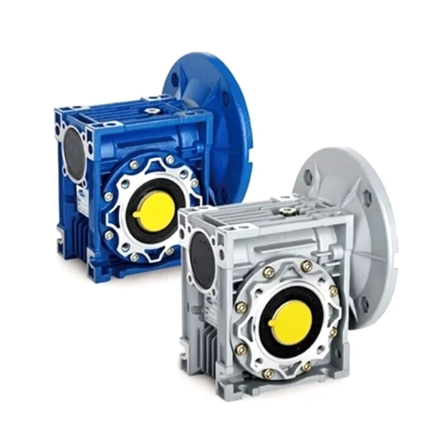 Input 1480rpm Worm Reducer Dc 24v Motor 1000w NMRV40 Gearbox with