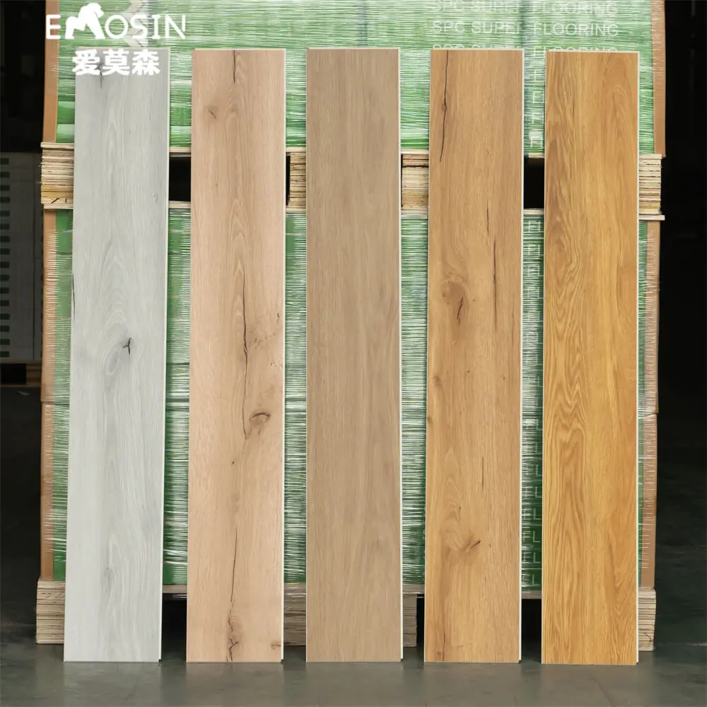 Super Wear Resistant Waterproof Plastic Click spc Luxury Vinyl Tile