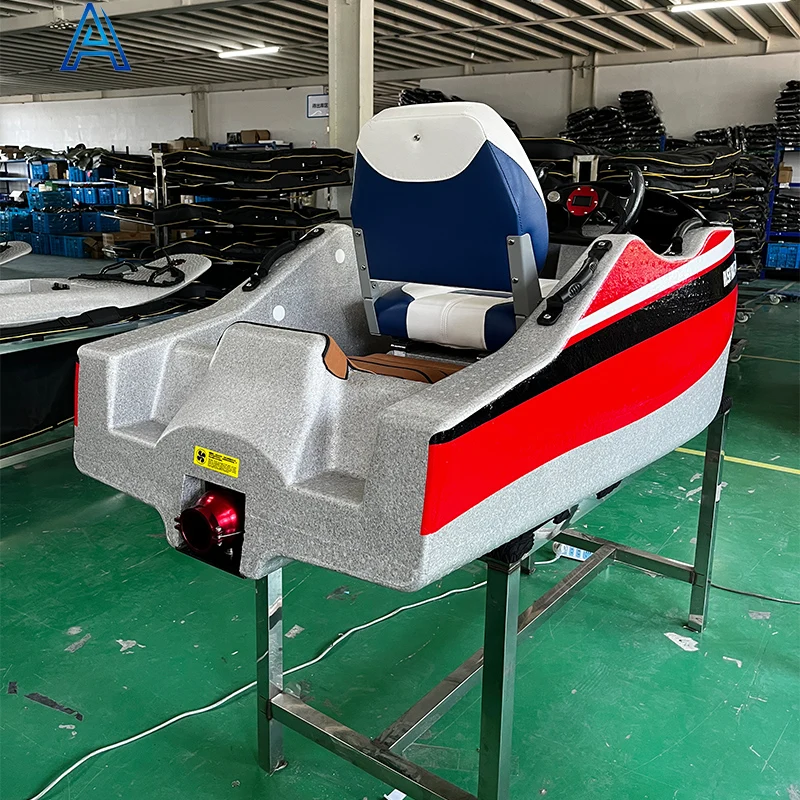 Fun water sports entertainment fishing racing high-speed electric yacht ride boat motor jet kart thruster speedboat 18KW 52KM
