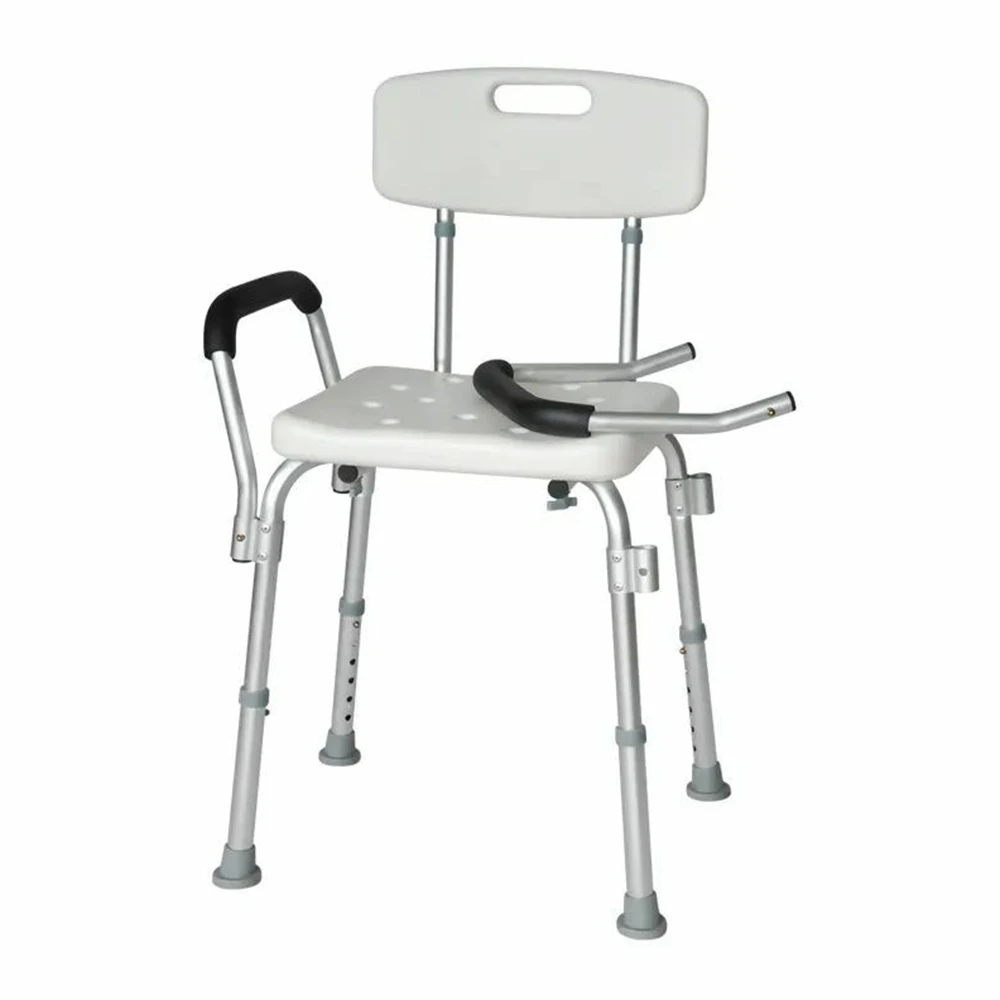 Manufacturer Adjustable Shower Chair Shower Aluminum Alloy Non-Slip Shower Chair For Elderly