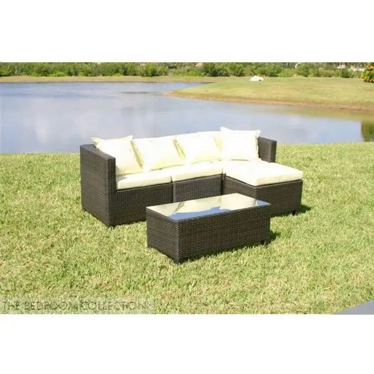 Luxury Outdoor Garden Rattan Furniture Set Manufacturers Garden Furniture Rattan Sofa