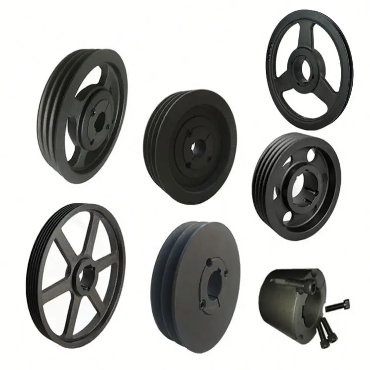 V-belt Pulley Sheaves Spz Spa Spb Spc V Groove Wheels 1610 Taper Lock Bush For Cast Iron Pulley