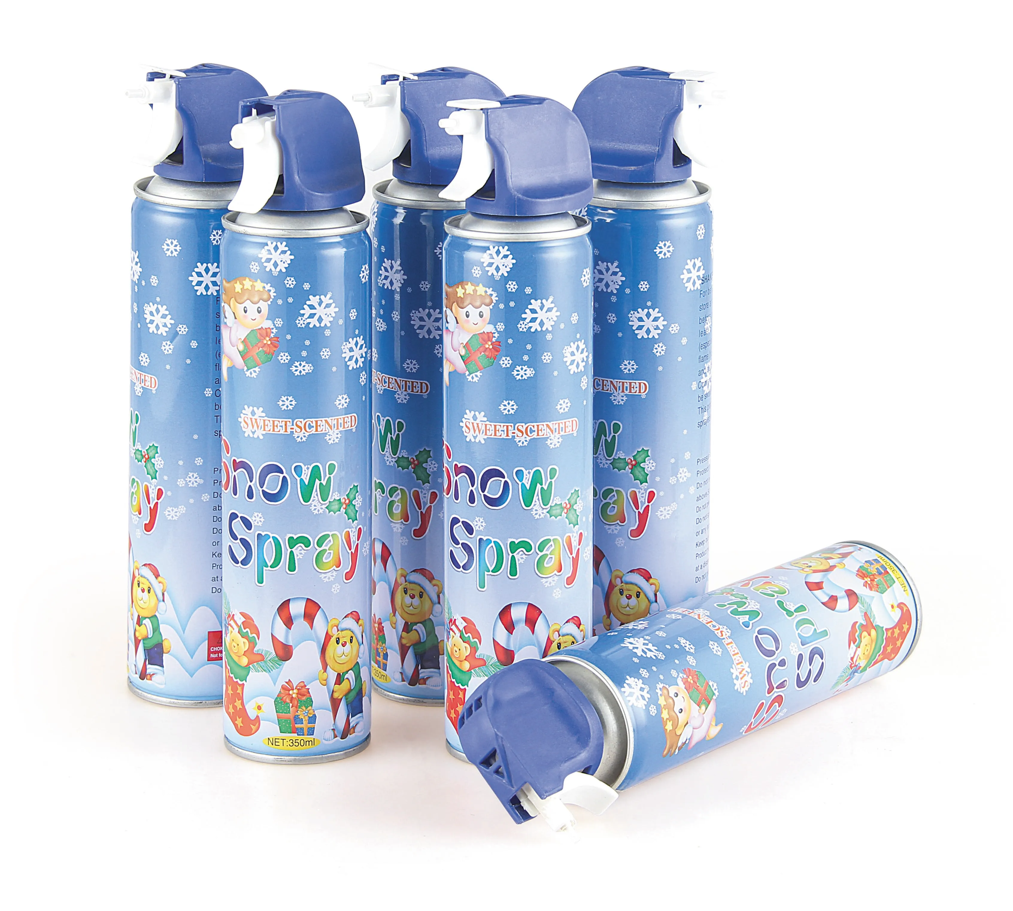 High quality wholesale Christmas snow spray cheap promotion new year decoration party snow spray custom Party Silly String Spray