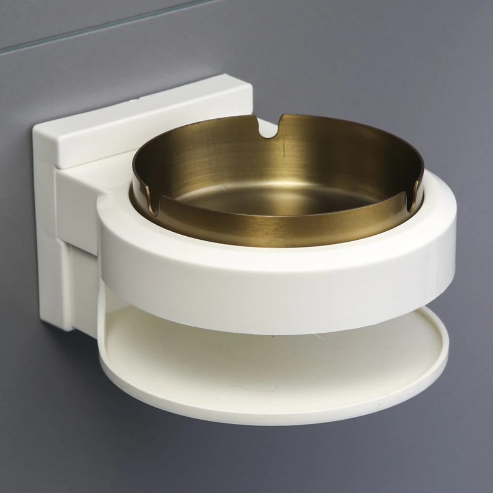 Wall-mounted creative fashion ashtray toilet punch-free suction cup European-style personalized ashtray