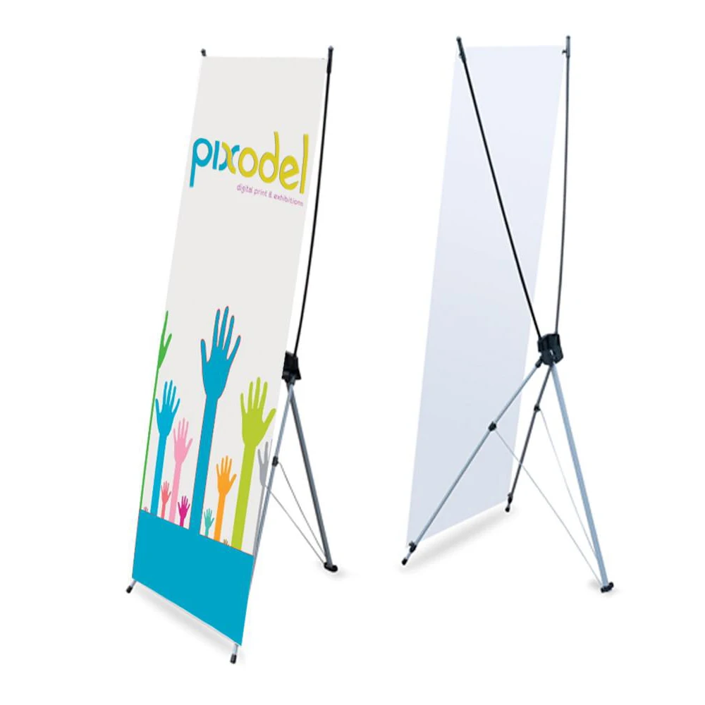 Custom Logo Printing PVC Material X Stand Banner For Advertising Event