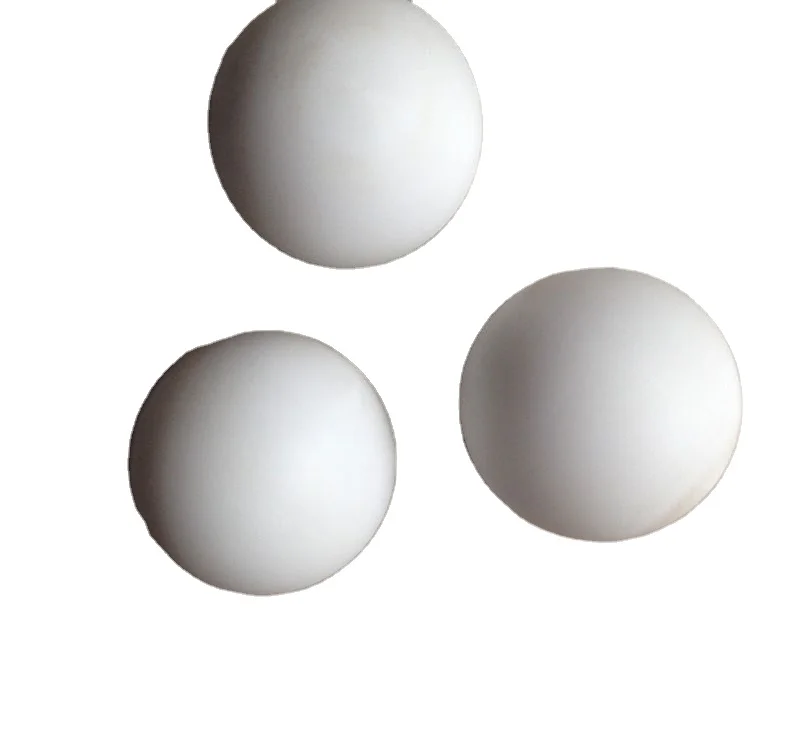 Custom Polished PTFE Plastic Solid Ball PTFE plastic Spheres 25mm 30mm