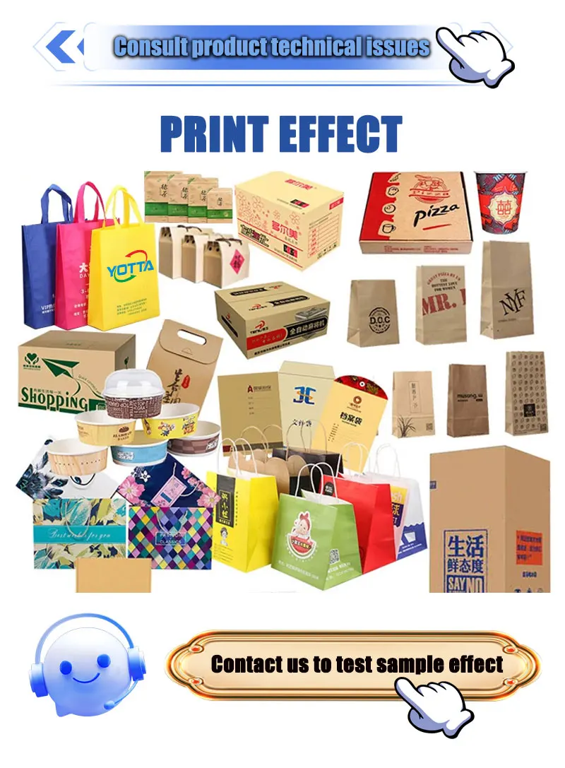 Yotta YD-C2500 High Speed Paper Bag Cardboard Printing Machine Digital One Pass Single Pass Digital Printer for Woven Bags